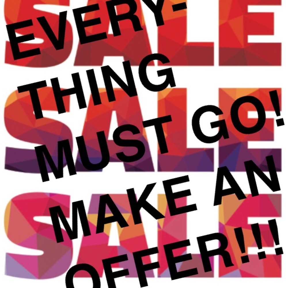 EVERYTHING ON SALE!!!